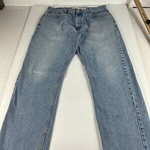 Y2K Levi's Jeans Men's 34 x 29* 505 Straight Blue Faded Cotton Denim Tag 36 x 30
